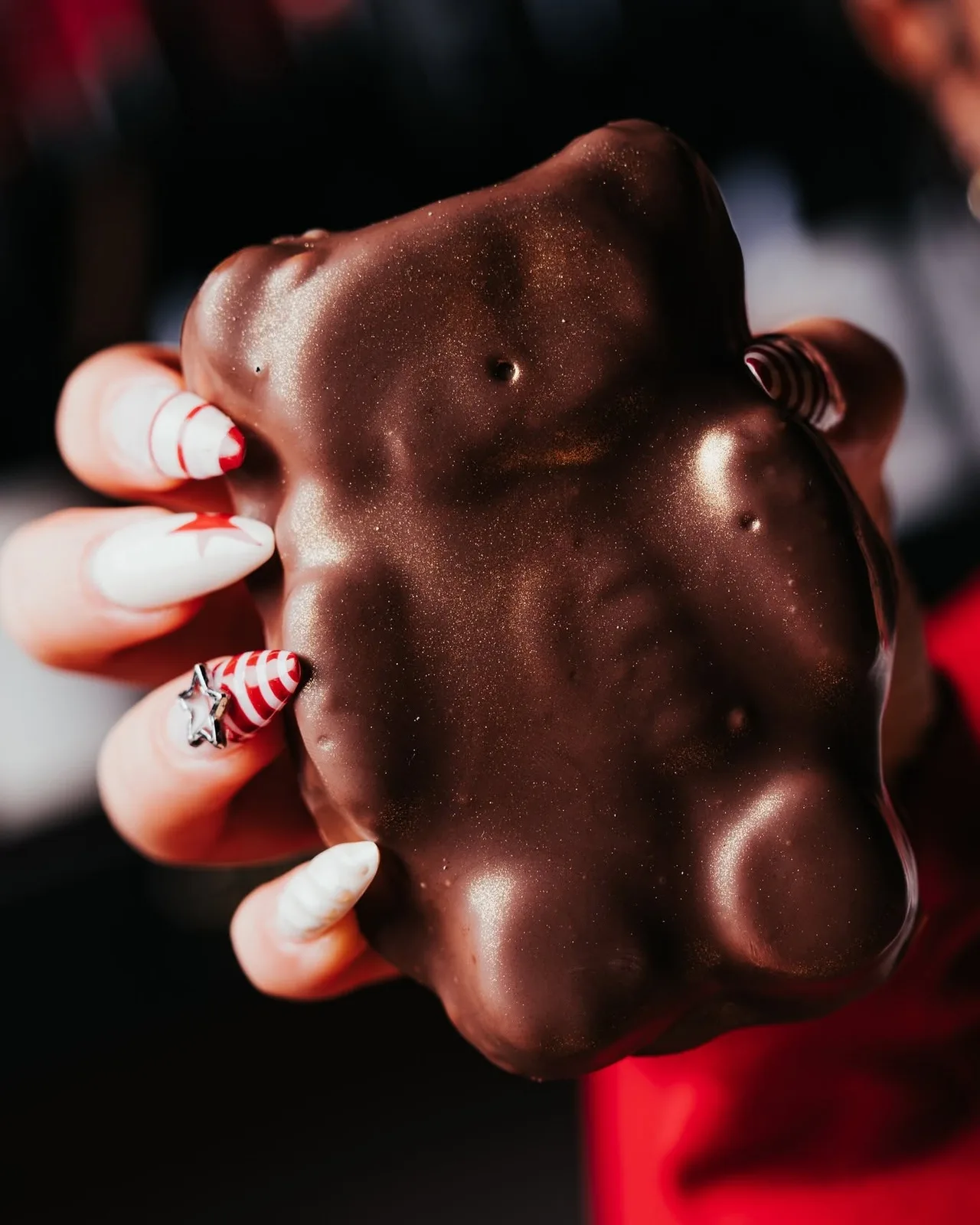 Ourson framboise chocolat noir
